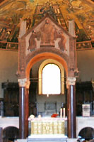 Altar in the Saint Ambrose Basilica in Milan