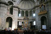 Interior of the San Lorenzo church in Milan