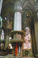 Interior view of the Duomo