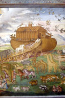 Fresco in the chapel of Noah's ark, San Maurizio, Milan
