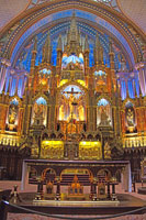 Main altar of the Notre-Dame Basilica, Montreal