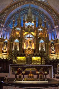 Main altar of the Notre-Dame Basilica, Montreal