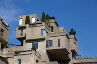 Detail of the modules of Habitat '67, Montreal