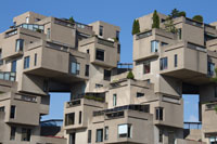 Detail of Habitat '67, Montreal