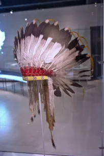 Feathered war bonnet, McCord Museum, Montreal