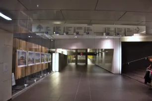 Corridor in the Underground City of Montreal