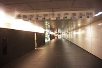 Corridor in the Underground City of Montreal