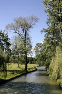 Isar River in the Englischer Garten, Munich