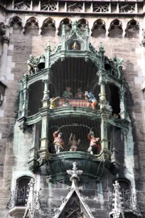 Glockenspiel at the Neues Rathaus in Munich