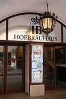Entrance to the Hofbrauhaus, Munich