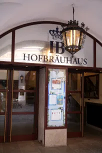 Entrance to the Hofbräuhaus, Munich