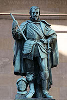 Count von Tilly Statue at the Feldherrnhalle in Munich