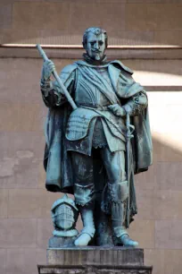 Count von Tilly Statue at the Feldherrnhalle in Munich