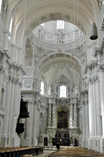 Nave of the Theatinerkirche in Munich