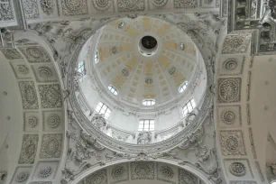 The dome of the theatinerkirche in Munich