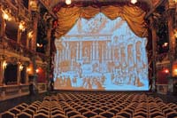 The stage of the Cuvillies Theater