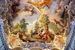Ceiling Painting at the Steinerner Saal, Nymphenburg Palace