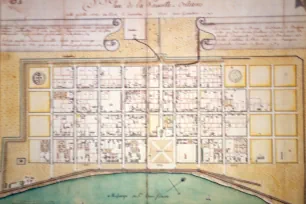 18th Century map of the French Quarter