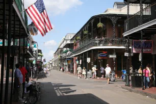 Bourbon Street during daytime, New Orleans