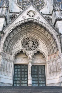 Portal of the Cathedral of St. John The Divine in New York