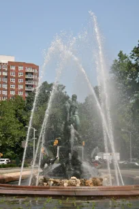Bailey Fountain, Grand Army Plaza, Brooklyn at the Grand Army Plaza in Brooklyn, New York