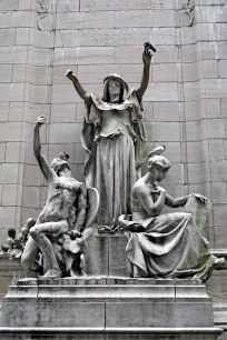 Justice, Maine Monument, New York City