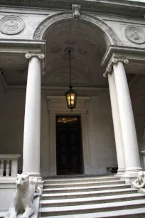 Original entrance to the Morgan Library