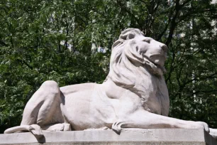 Lion Statue at NY Public Library