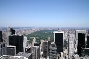 View from Rockefeller Center towards Central Park