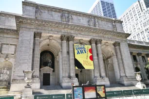 Entrance of the New York Public Library