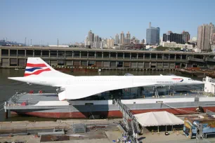 Concorde at the Intrepid Sea, Air and Space Museum in New York