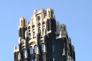 Art Deco top of the American Radiator Building