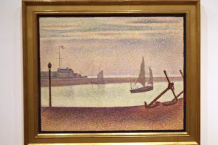 Channel at Gravelines- Evening, J-P Seurat, MoMA