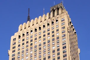 The crown of the Chanin Building in New York City