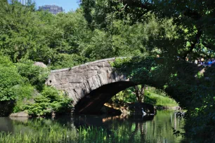 Gapstow Bridge at The Pond in Central Park, New York City