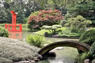 Japanese Hill-and-Pond garden, Brooklyn Botanic Garden, New York City