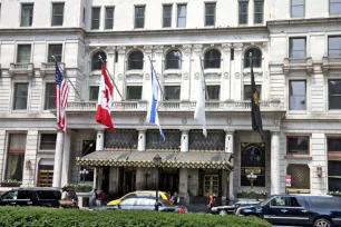 Entrance of The Plaza Hotel, New York