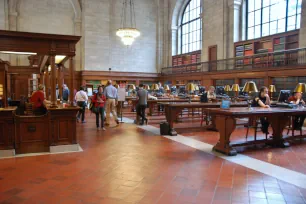 Interior of the NY Public Library