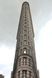 Front view of the Flatiron Building