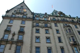 Facade of the Dakota building, New York