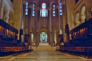 Nave of the Cathedral of St. John The Divine, New York