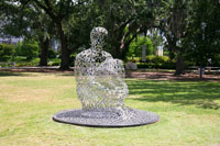 Jaume Plensa, Overflow, Sculpture Garden New Orleans