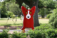 George Rodrigue, We Stand Together, Sculpture Garden New Orleans