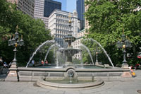 City Hall Park Fountain, New York