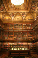 Interior of the Morgan Library in New York City