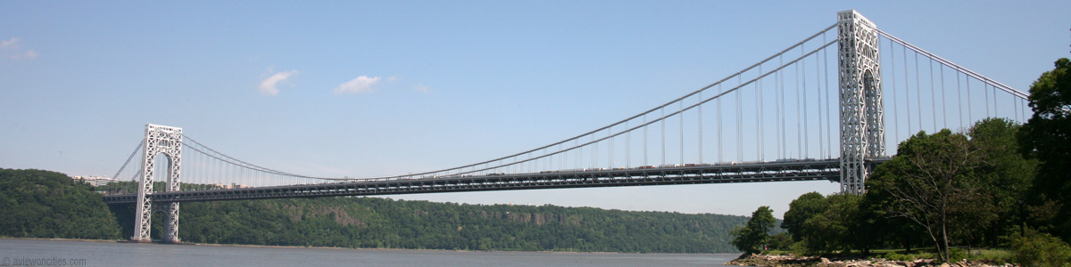 The George Washington Bridge in New York City