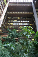 Atrium of the Ford Foundation Building in New York