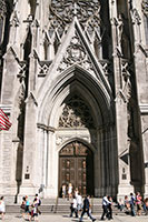 Entrance to St. Patrick's Cathedral, New York