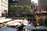 Lower Plaza, Rockefeller Center, New York