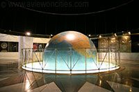 The Globe inside the Daily News Building, New York City